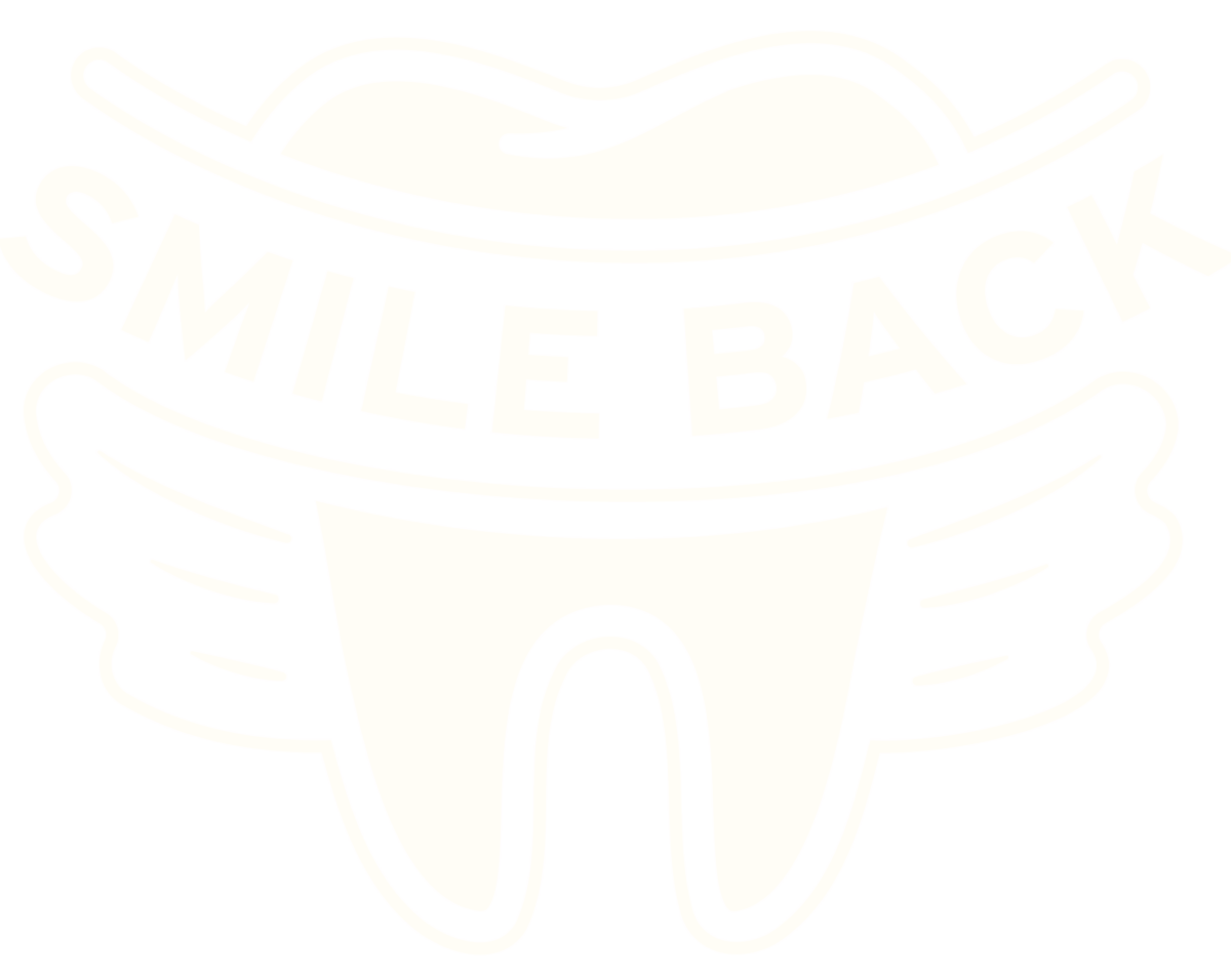 lo tooth smile back off white